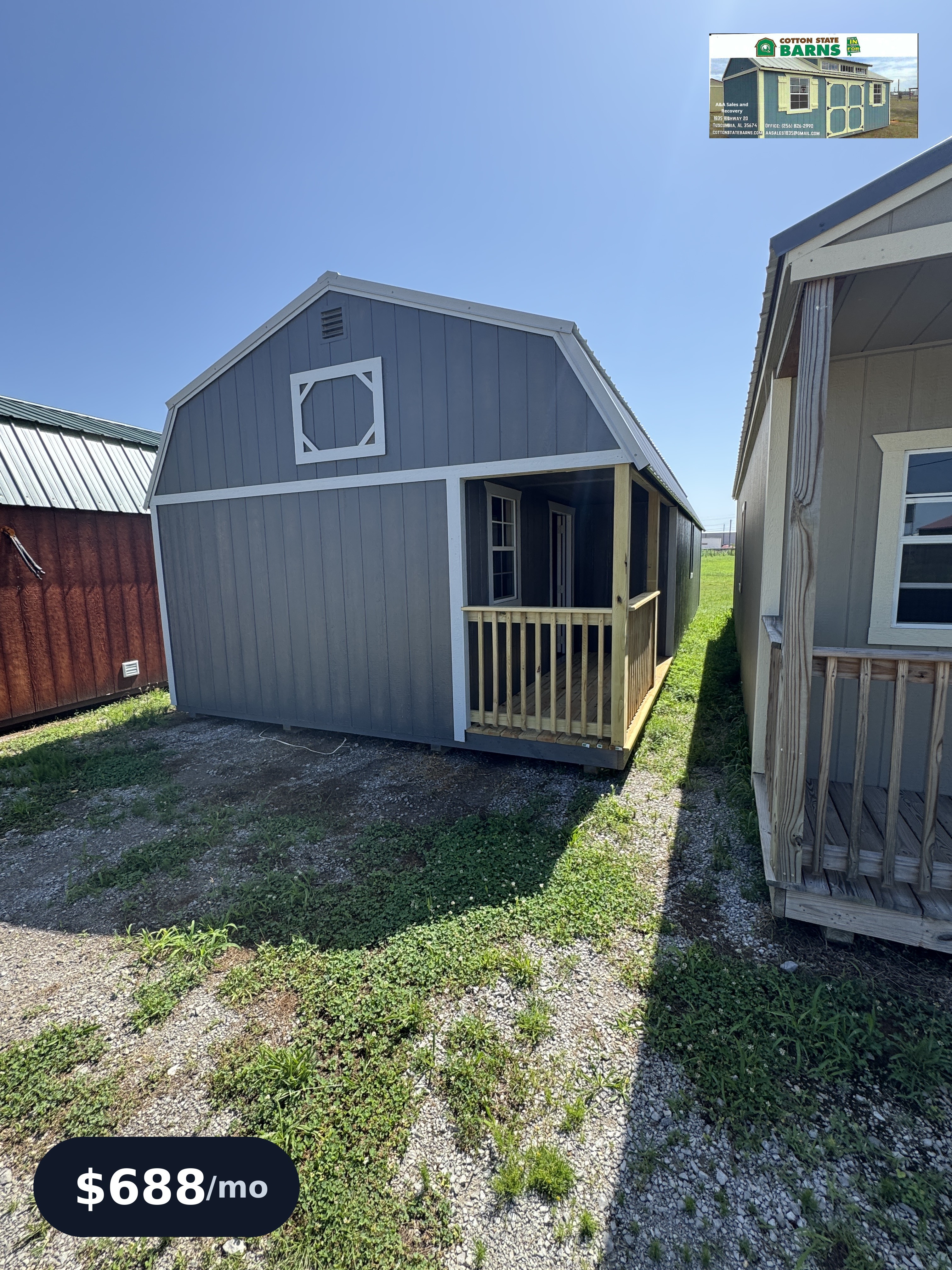View details for 16 x 40 Lofted Barn Cabin